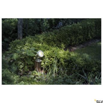 Nautilus 10 Spot LED, LED Outdoor Earth -meetlamp, roestvrij staal 316, IP55, 3000K