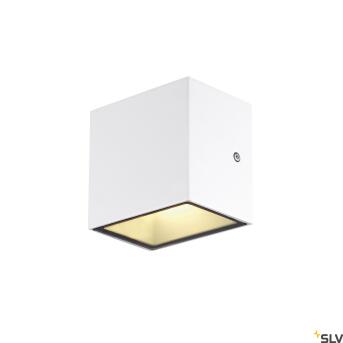 Sitra S, LED buitenmuur en plafondremlamp, wit, IP44, 3000K, 10W
