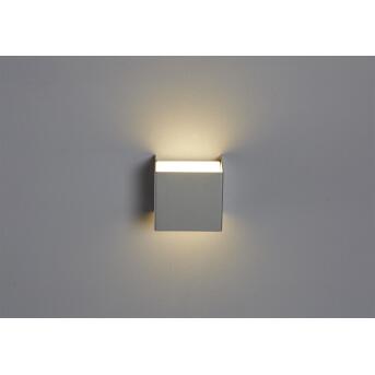 Gradino wandlamp 9x9x9cm kubus LED 8W witte mat