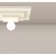 Gibas Luxor Design plafondlamp Angular 27x27 cm E27 White