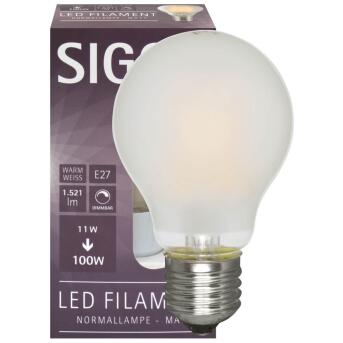 E27 LED-Lampe, AGL-Form 12W weiß matt 2700K dimmbar
