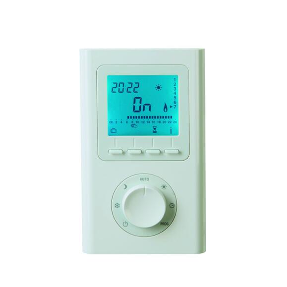 Thermostat digitaal, programmeerbaar 135x81x22mm