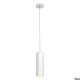 ENOLA, hanglamp, A60, rond, wit, max. 60 W, incl. rozet wit