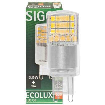 LED-Stiftsockellampe G9 ECOLUX 3,2W klar 350lm 2700K