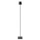Nuindie led batterij vloer lamp Flex-mood 2200K-2700K 180lm in zwarte IP54 120 cm hoogte inclusief