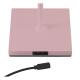 LED-Akkutischleuchte Nuindie in pink rosa 2,2W 180 lm 2700K mit Li-Ion-Akku inkl. Easy Connect Ladekabel IP54