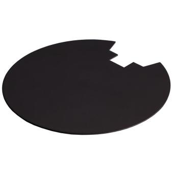 Accessoires, bedek in de achterkant zwart voor uni II -serie max, hoogte: 0,6 mm