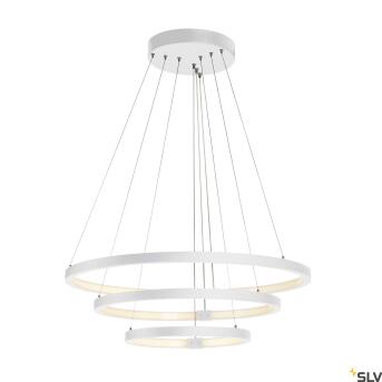 Eén drievoudige Dali, indoor LED -hanglamp, wit, 3000/4000K