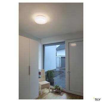 LIPSY® 40, LED Indoor Wand- und Deckenaufbauleuchte, weiß, 3000/4000K