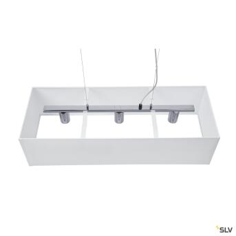 Accanto Square E27, indoor hanglamp wit