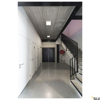 SENSER 24, Indoor LED Deckenaufbauleuchte eckig weiß 3000K