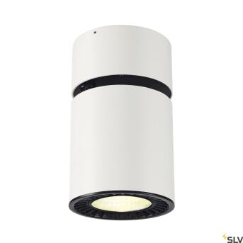 SUPROS, Indoor LED Deckenaufbauleuchte, rund, weiß, 4000K, 60° Reflektor, CRI90, 3520lm