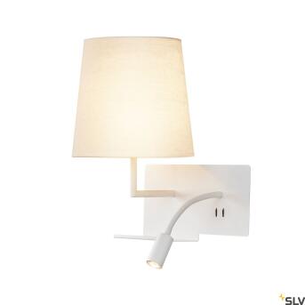 Somnila Flex, binnen LED -wandmontage Lamp 3000K Witte versie Links inclusief