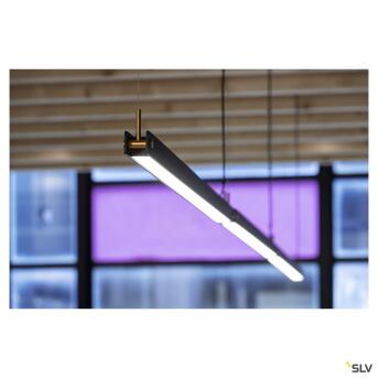 Noya, binnen LED -hanger lamp Zwarte CCT -schakelaar 2700/3000K