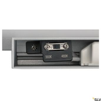GLENOS® 60, Indoor LED Spiegelleuchte grau CCT switch...