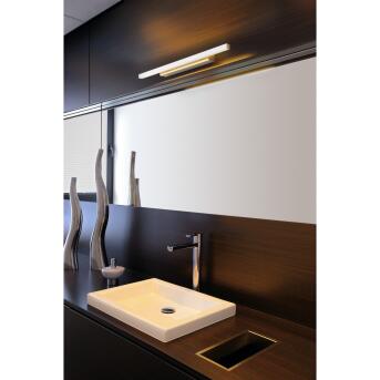 Glenos® 60, indoor LED Mirror Light Gray CCT -schakelaar 3000/4000K