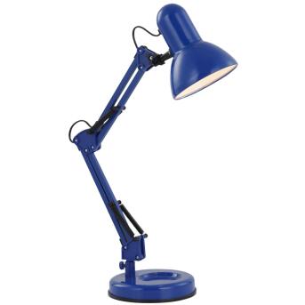 Bureaulamp blauw 1 x e27/40W
