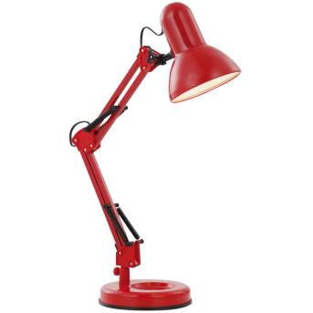 Bureaulamp rood 1 x e27/40W