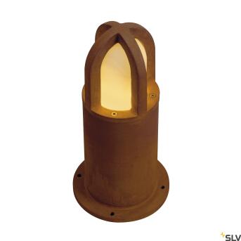 Rusty® Con 40, Outdoor Stage Light, TC-DSE, IP54, Round, Steel Rusted, Ø/H 15/40 cm, Max. 11W