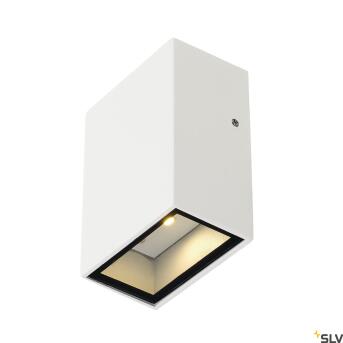 Quad, Wall Lamp, LED, 3000K, IP44, Angular, White, 4.6