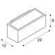BOX, outdoor wandarmatuur, QT-DE12, IP44, rechthoekig, up/down, antraciet, max. 80 W