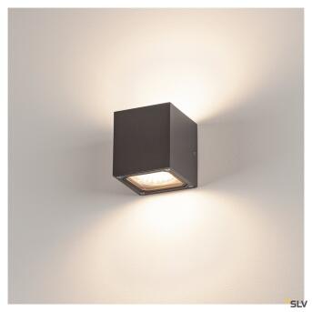 Sitra Cube Anthrazit Wandleuchte Up & Down