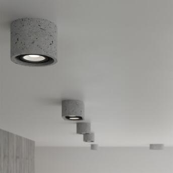 Plafondlamp basic 1 beton