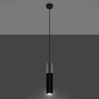 Hanger lamp borgio 1 zwart