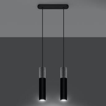 Hanger lamp borgio 2 zwart