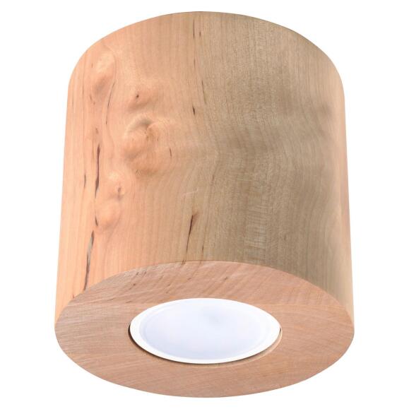 Plafondlamp orbis natuurlijk hout
