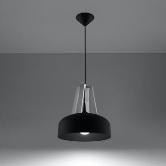 Hanger lamp casco zwart en wit