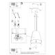 Crown Candlestick Geneve 50 White