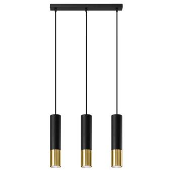 Hanger lamp loopz 3l zwart/goud