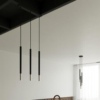 Hanglamp Mozaica 1 zwart/chroom
