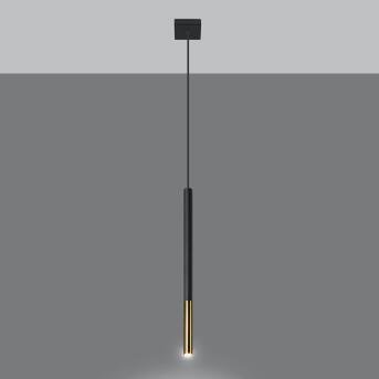 Hanglamp Mozaica 1 zwart/goud