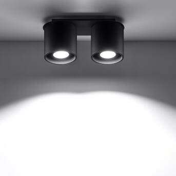 Plafondlamp orbis 2 zwart
