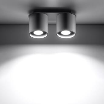 Plafondlamp orbis 2 grijs