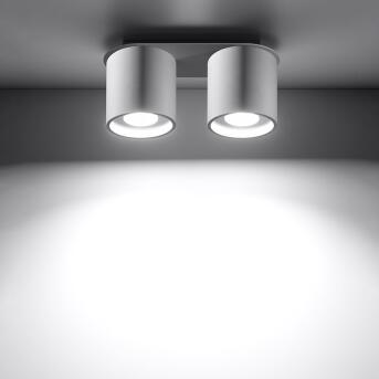 Plafondlamp orbis 2 wit