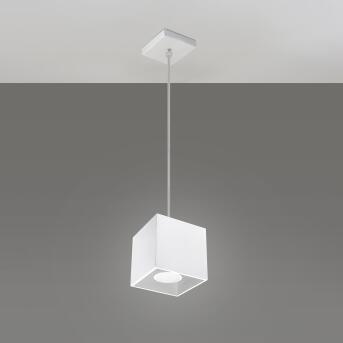 Hanger lamp quad 1 wit