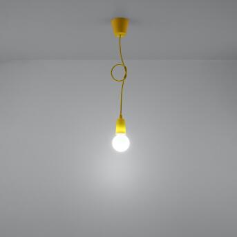Hanglamp Diego 1 geel