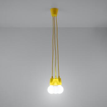 Hanglamp Diego 3 geel