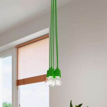 Hanger lamp Diego 3 groen