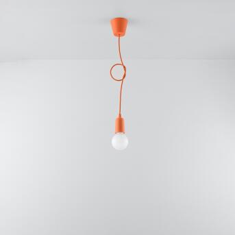 Hanger lamp Diego 1 oranje