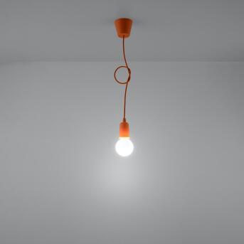 Hanger lamp Diego 1 oranje