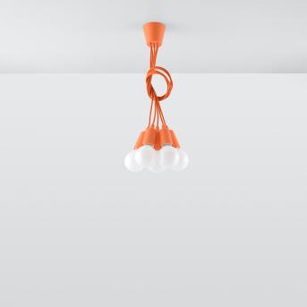 Hanger lamp Diego 5 oranje