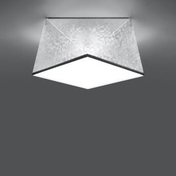 Plafondlamp hexa 25 zilver