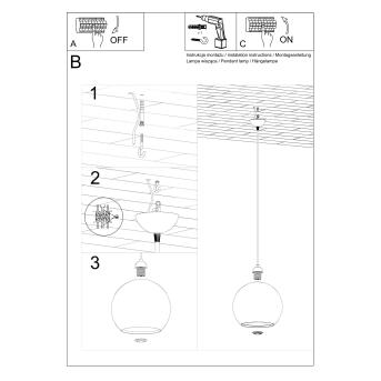 Hanger lampbal transparant