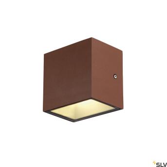 SITRA S, LED Outdoor Wandaufbauleuchte, rost farbend, CCT switch 3000/4000K