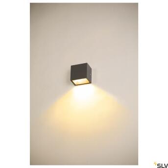 Sitra S, Led Buiten Wall Rauges, Anthracite, CCT Switch 3000/4000k
