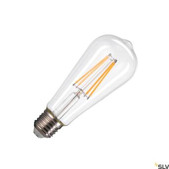 ST58 E27, LED -lamp Transparant 7.5W 2700K CRI90 320 °